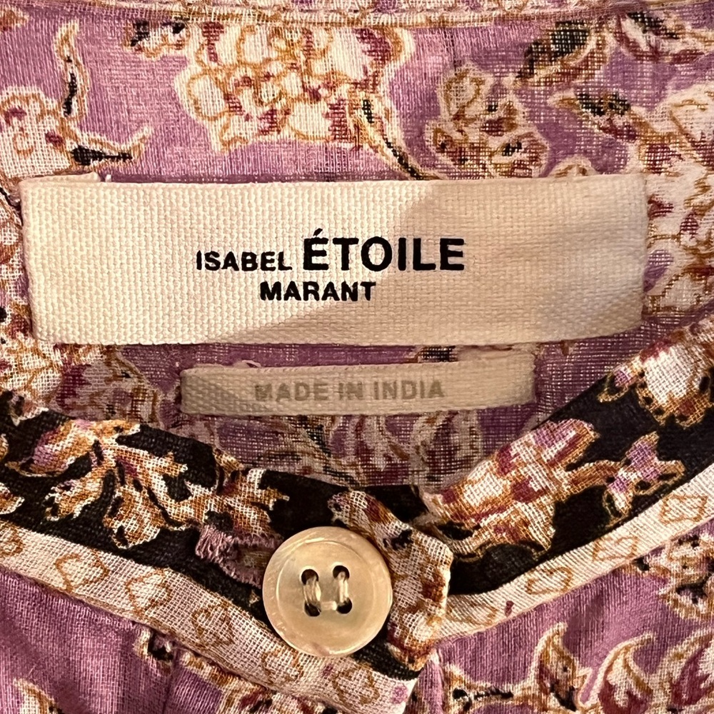 Isabel Marat Etoile Vasco Lilac Floral Cotton Jum… - image 6